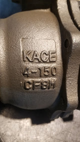 KACE VALVE F1R150-33RG-L BALL VALVE SIZE 4" ANSI 150 CWP 275 BODY CF8M
