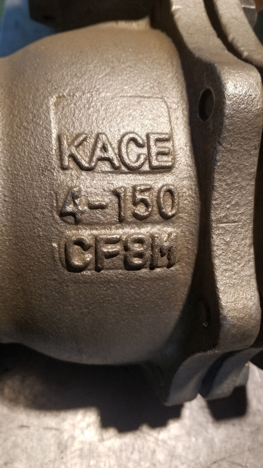 KACE VALVE F1R150-33RG-L BALL VALVE SIZE 4" ANSI 150 CWP 275 BODY CF8M