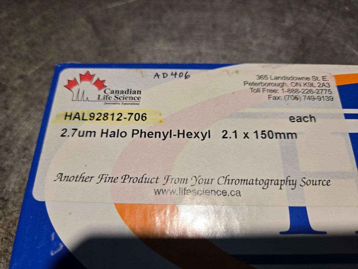 HALO PHENYL-HEXYL 2.1X150mm 2.7um 92812-706 COLUMN