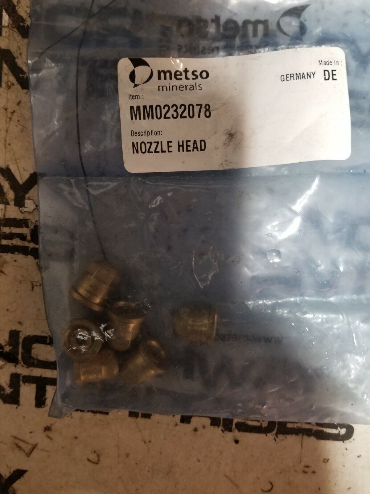METSO MM0232078 NOZZLE HEAD 6PC
