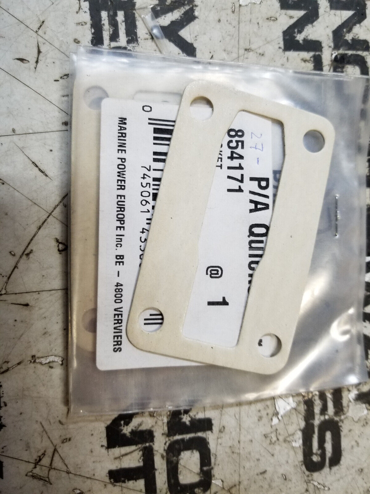 LOT OF 4PC - MERCURY QUICKSILVER GASKET 854171