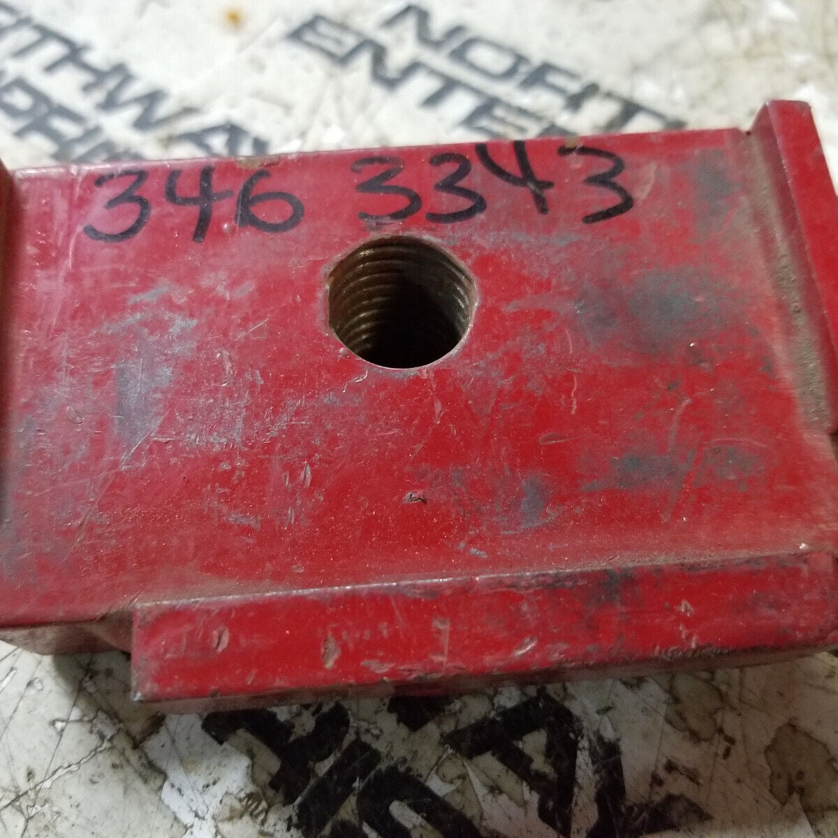CATERPILLAR CAT 346-3343 Oscillation Lock Cylinder Block 3463343 627 6 ...