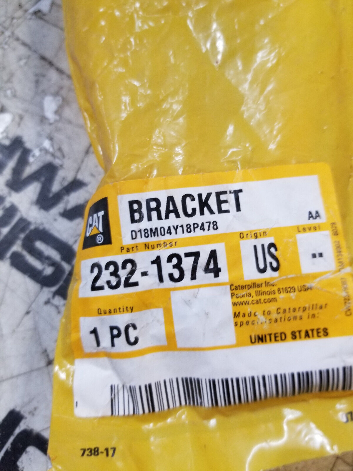 2321374 - BRACKET 232-1374 CAT