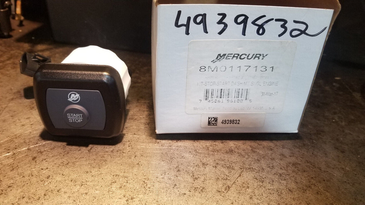 87-8M0117131 Mercury Stop/Start Switch for single engine Cummins 4939832