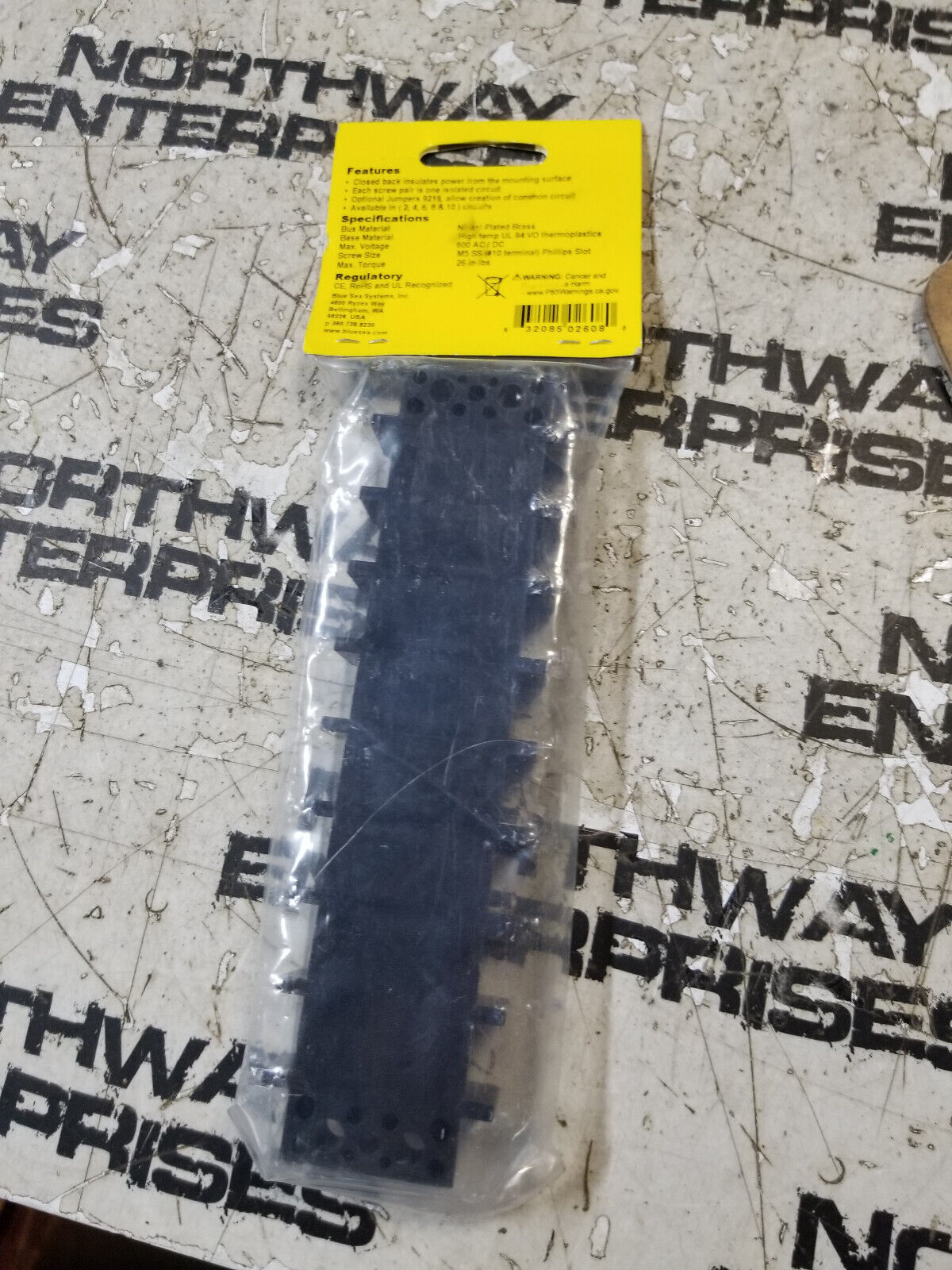 Blue Sea Systems 2608 Terminal Block 65A 8-Circuit