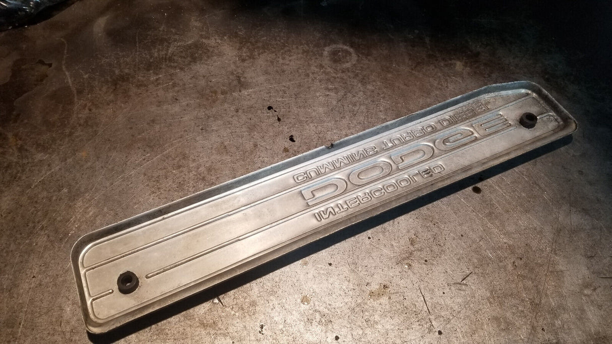 Engine Valve Cover Top Plate Trim 94-98 12 Valve Dodge Ram Cummins Diesel 5.9L