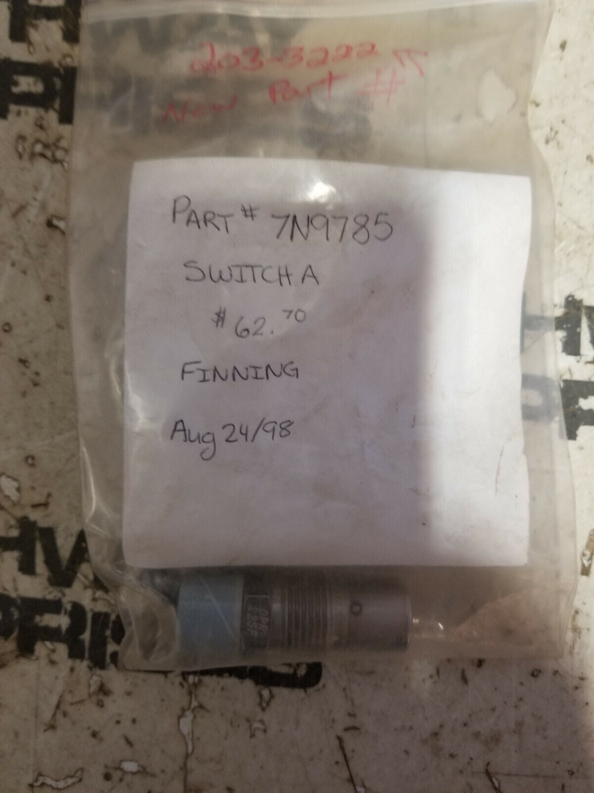 7N-9785 CATERPILLAR SWITCH