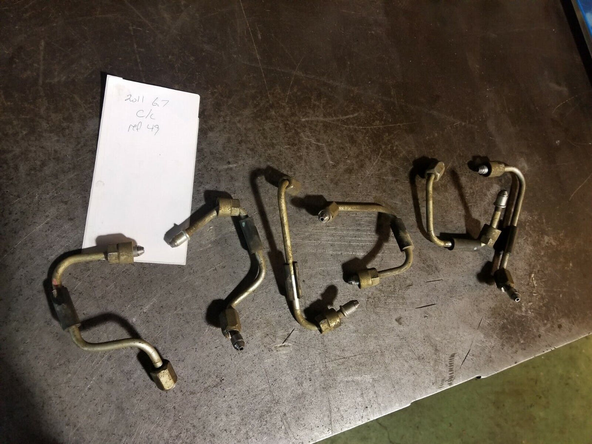 2008-2016 CUMMINS DODGE RAM 6.7 6.7l HIGH PRESSURE FUEL INJECTOR LINES  re49