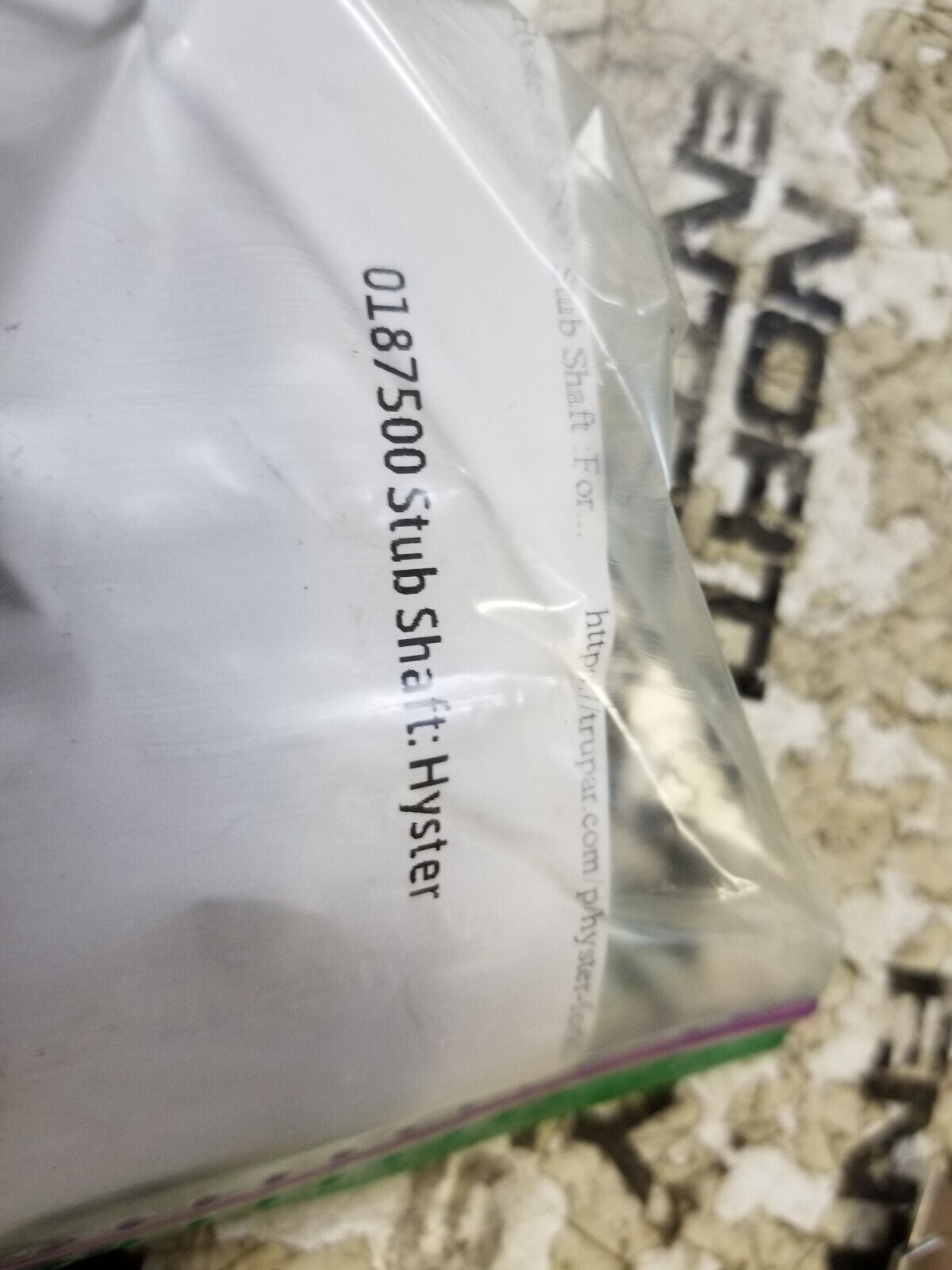 Hyster Stub Shaft 187500  HY187500