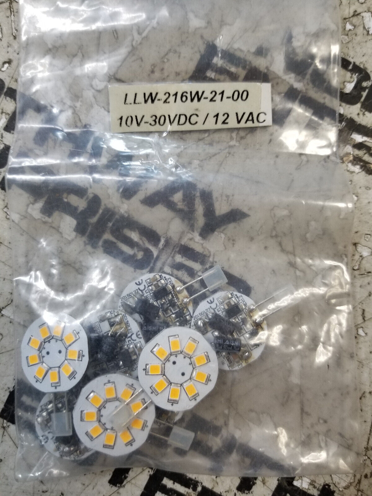 LLW-216W-21-06 BAG OF 8PC G4 Side Pin 0.9 (23mm) LED Light Bulb