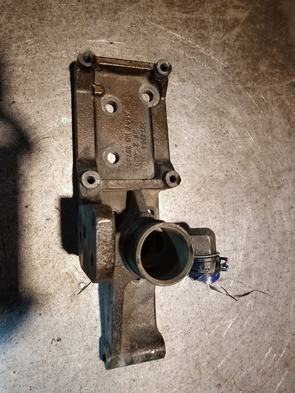 03-07 Dodge Ram Cummins 5.9L Engine 3974354 Ac compressor bracket 3974355