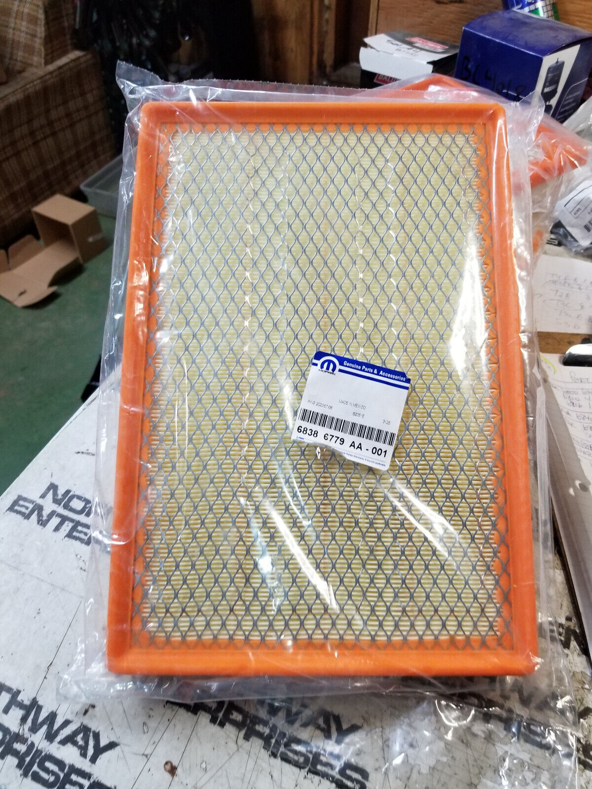 2019-2022 RAM 1500 AIR CLEANER ELEMENT OEM NEW MOPAR GENUINE 68386779AA