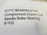 LOT OF 12PC - B-1112 KOYO BEARING 0.6875 x 0.8745" x 0.750"