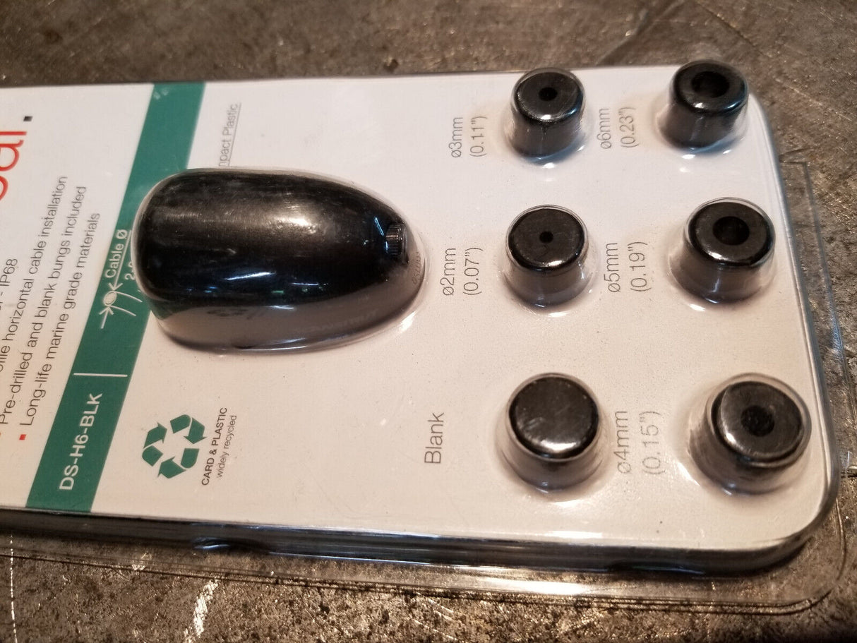 Scanstrut DS-H6-BLK DS-H6-BLK Horizontal Cable Seal - Black