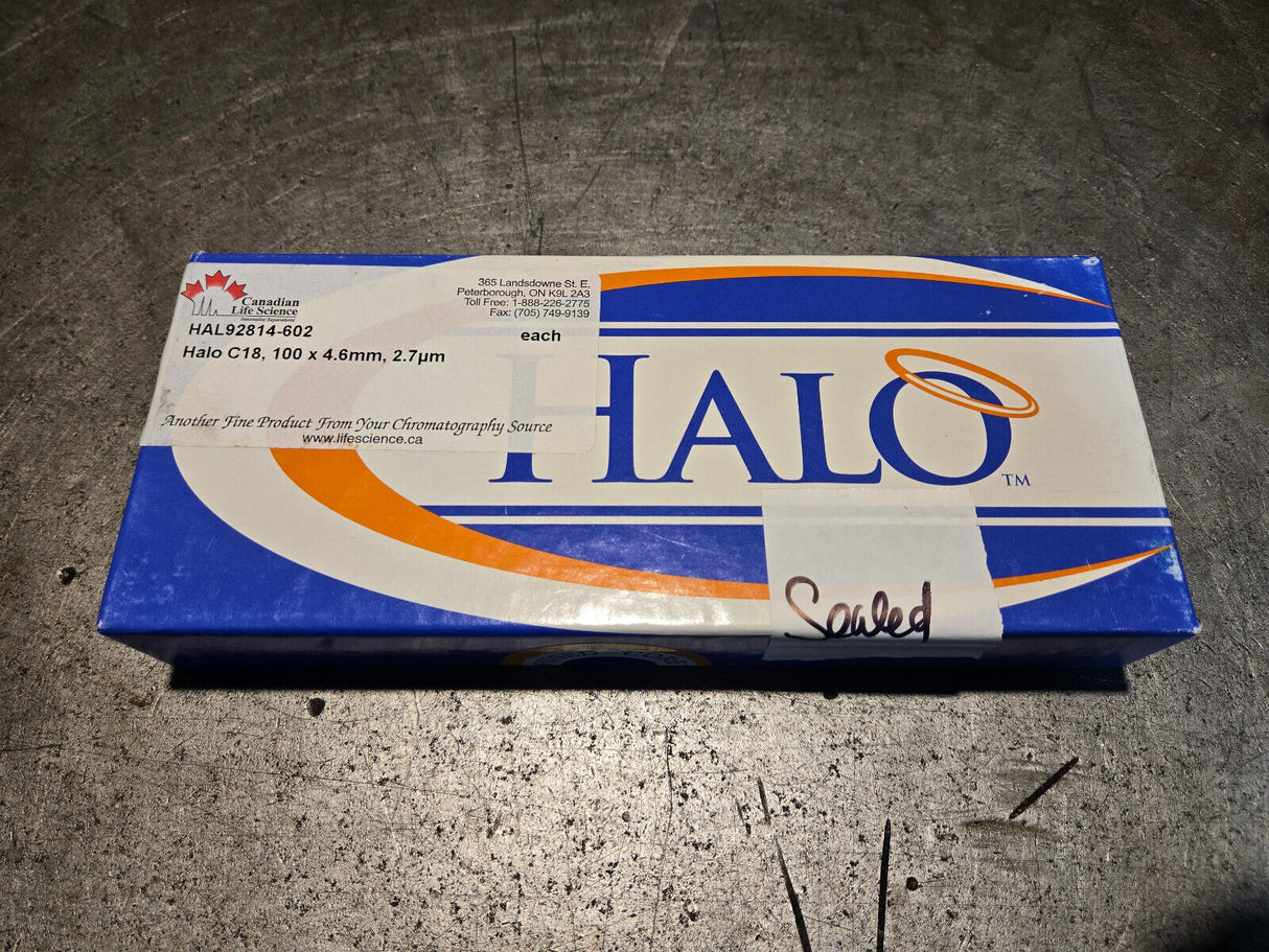 SEALED HALO C18 4.6 X 100 MM, 2.7um COLUMN PART NO: 92814-602
