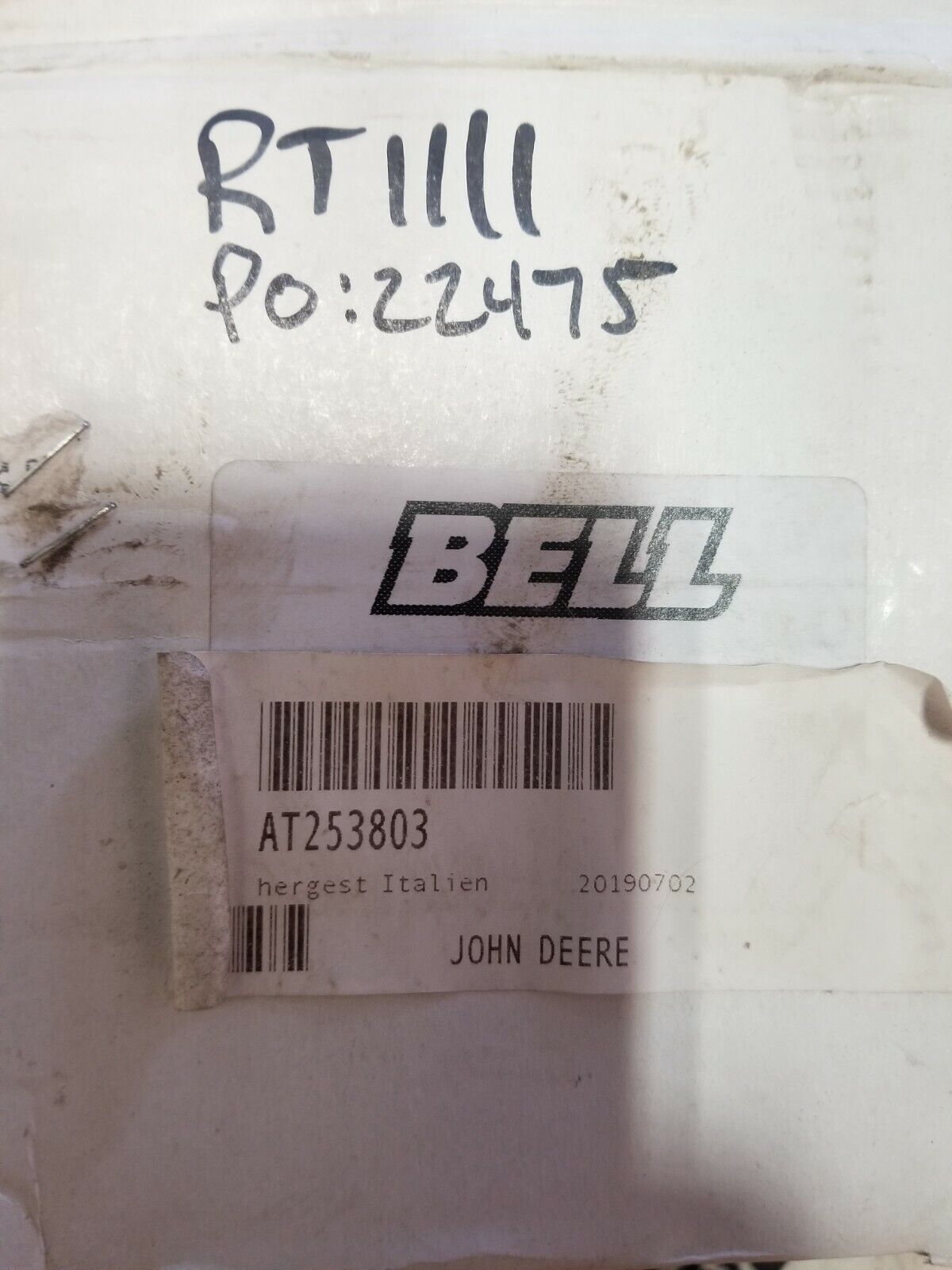 AT253803 JOHN DEERE BELL STRAINER