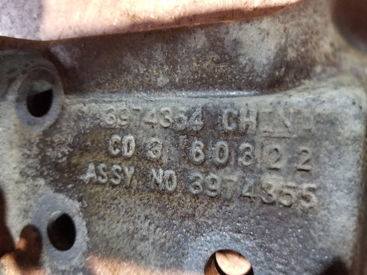 03-07 Dodge Ram Cummins 5.9L Engine 3974354 Ac compressor bracket 3974355