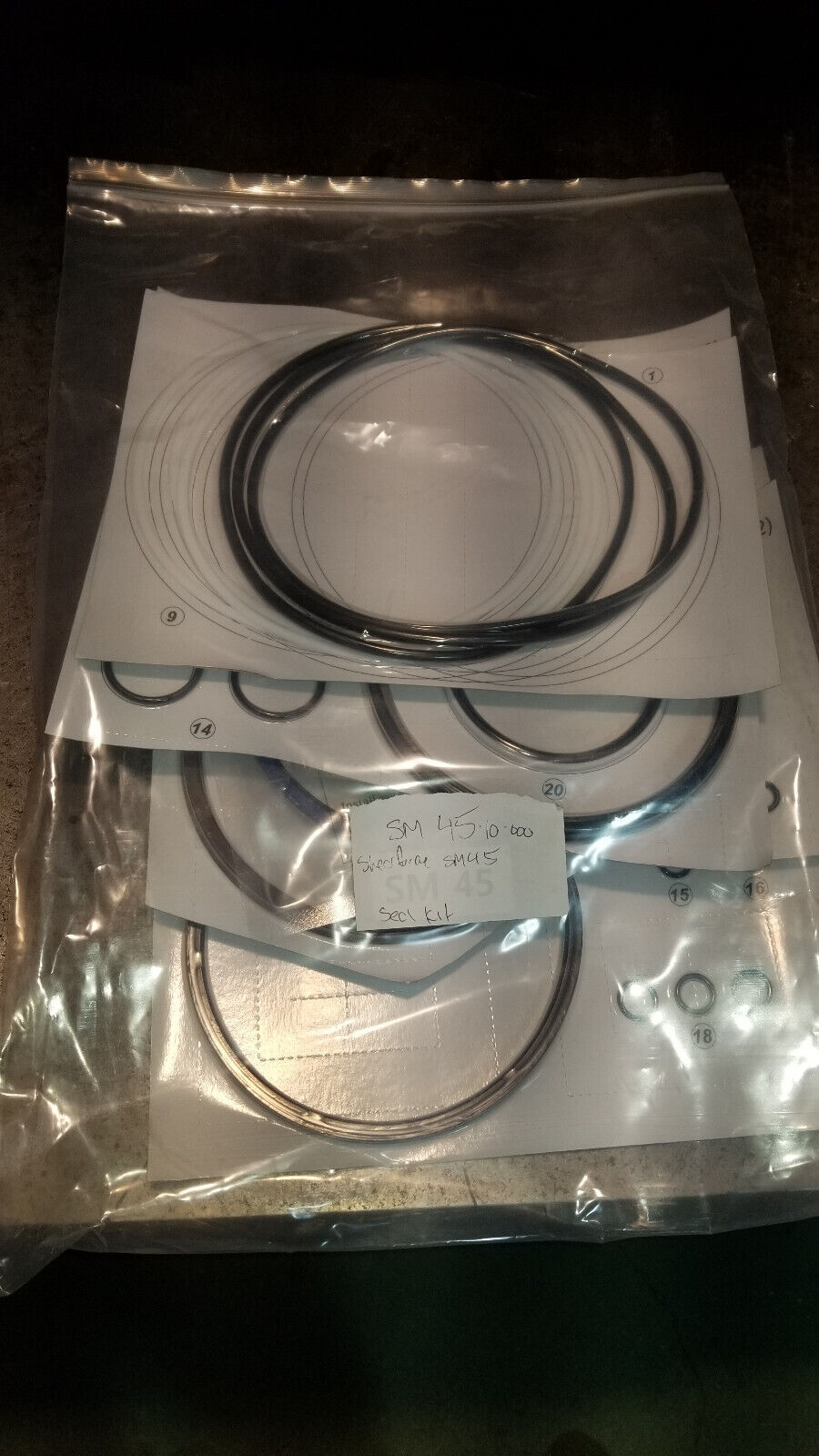 SHEARFORCE SM45 SEAL KIT SM45-10-000