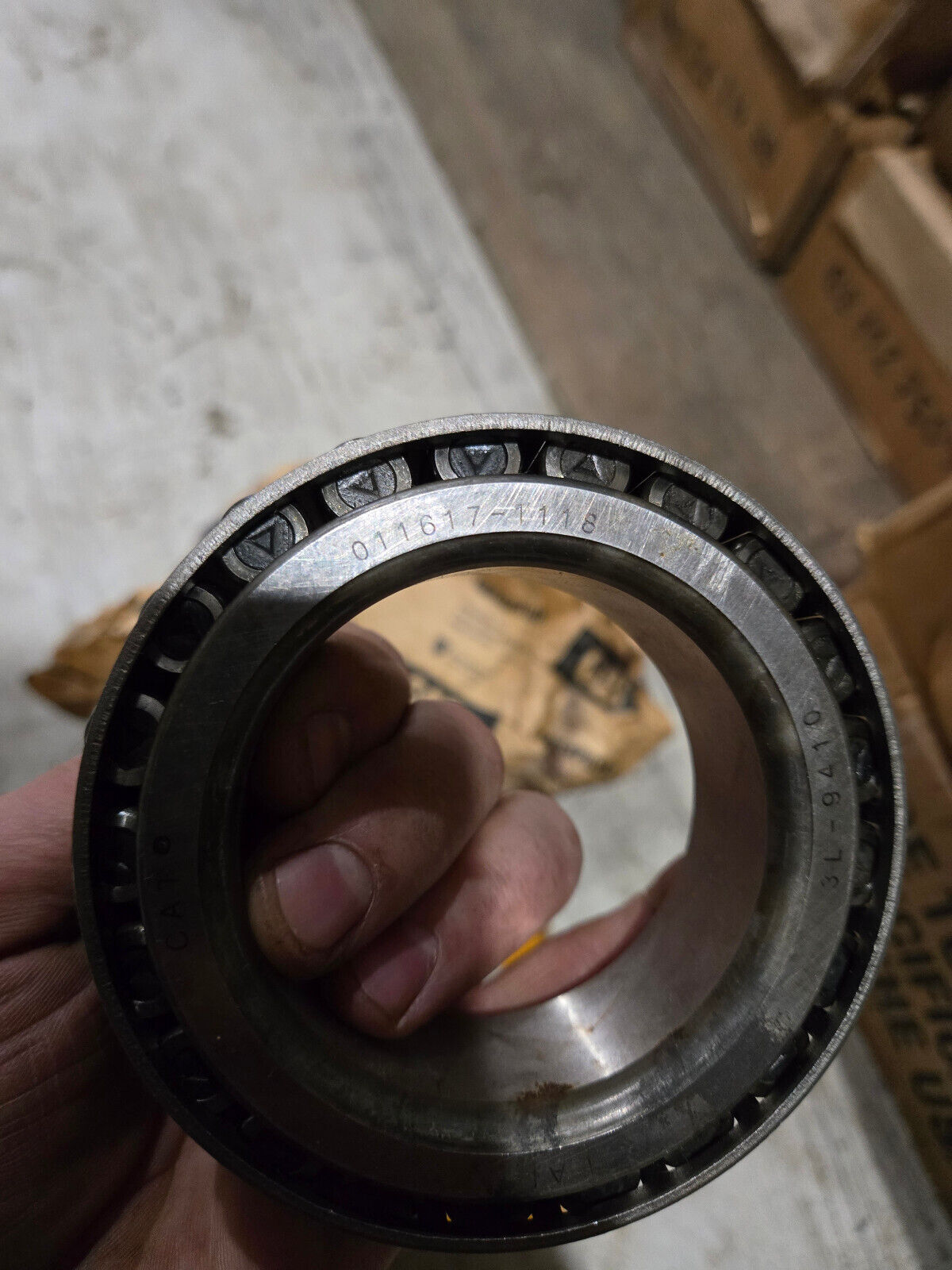 CATERPILLAR 3L-9410: 66.68mm ID Tapered Roller Bearing Cone 3L9410