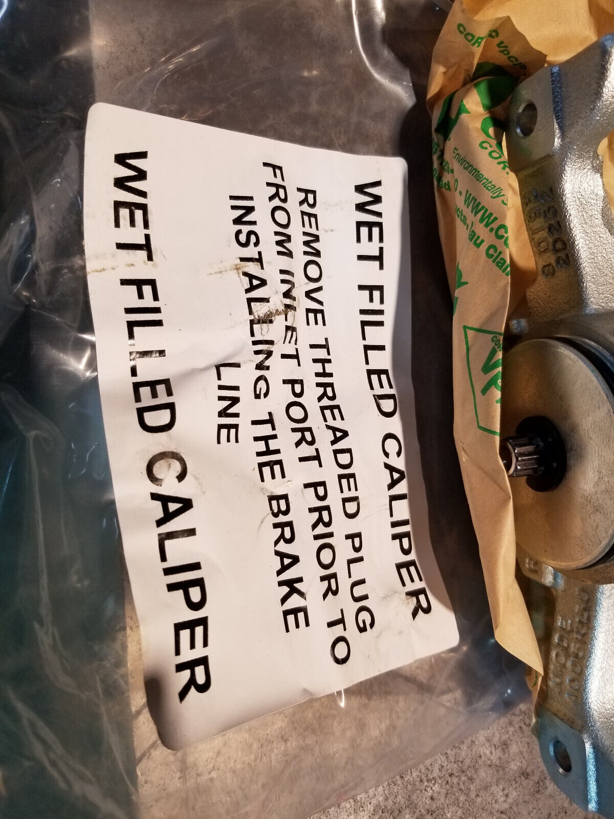 2018-2020 FORD F150 OEM.DISC BRAKE CALIPER HOUSING-PASSENGER,REAR BRCF447