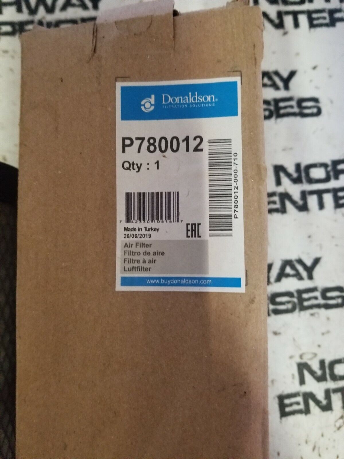 p780012 DONALDSON AIR FILTER