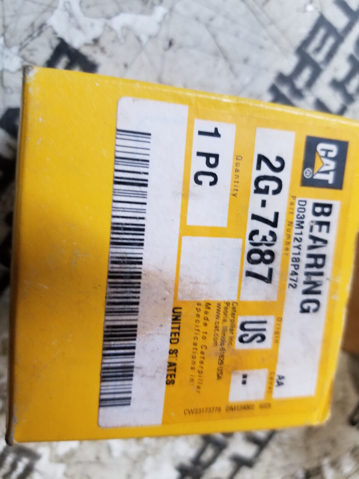 2G-7387 60.439mm Outside Diameter Sleeve Bearing 2G7387