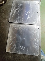 TRUCK HAZARD PLACARD SIGN HOLDER ALUMINUM 2PC SQUARE