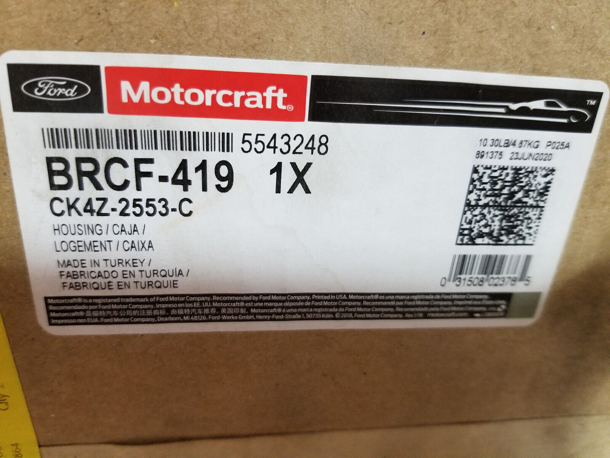 Disc Brake Caliper-Unloaded Caliper Motorcraft BRCF-419 CK4Z-2553-C