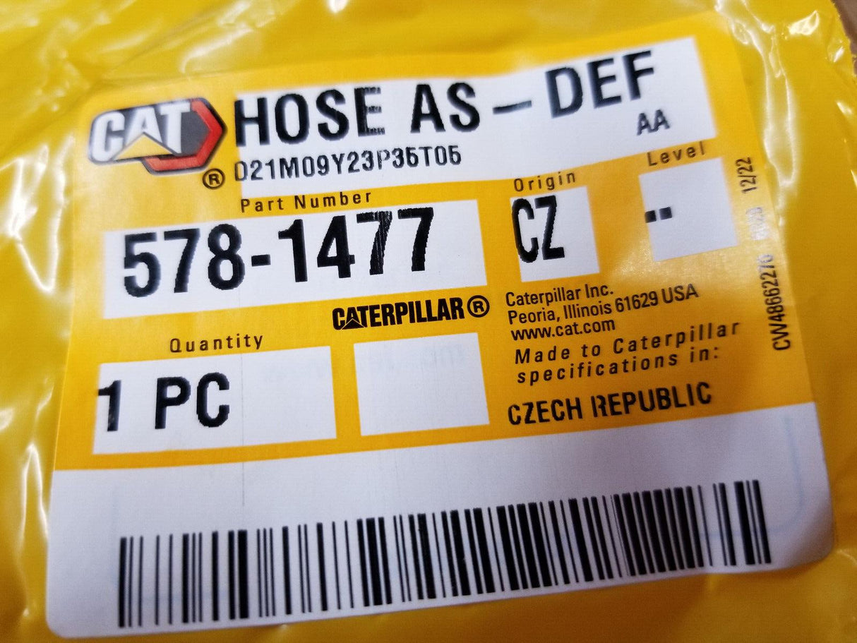 578-1477 CATERPILLAR DEF HOSE / HEATED LINE 5781477