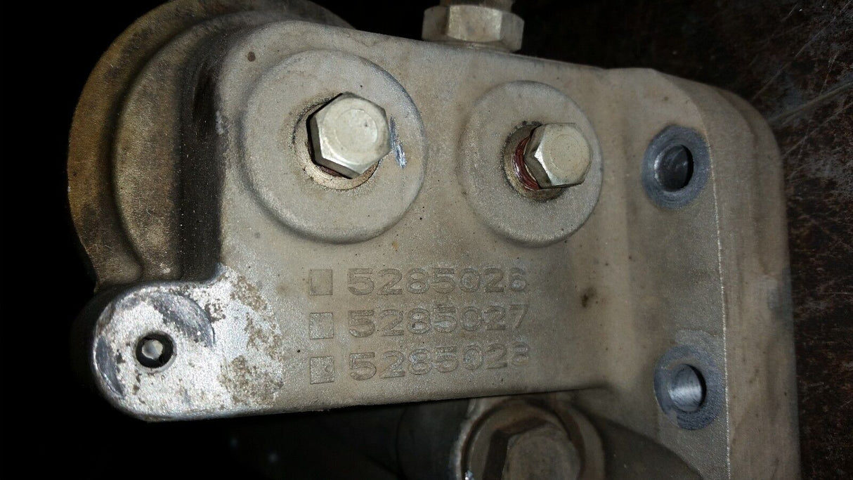 2011 CUMMINS 6.7L 6.7 OIL FILTER HOUSING OIL COOLER ADAPTER 5285028
