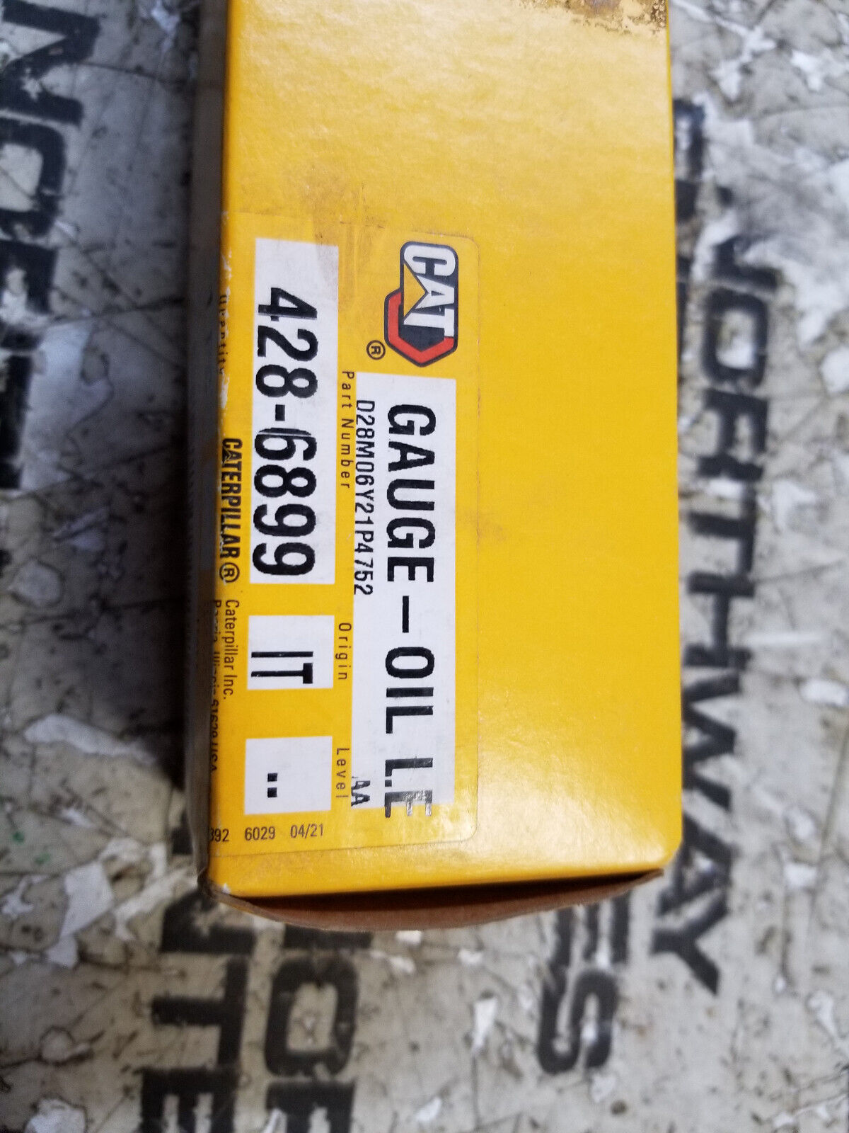 428-6899 CAT Hydraulic Tank Sight Gauge