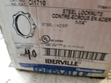 LOT OF 40PC - Iberville CI1710 Conduit Locknut, 1-1/4 in