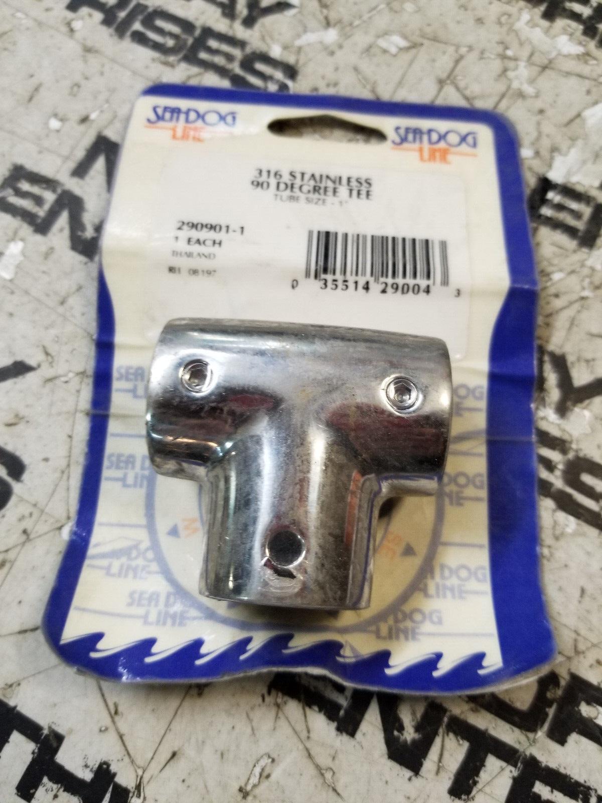 290901-1 Sea-Dog SS Rail Fitting 90-Degree Tee 1"