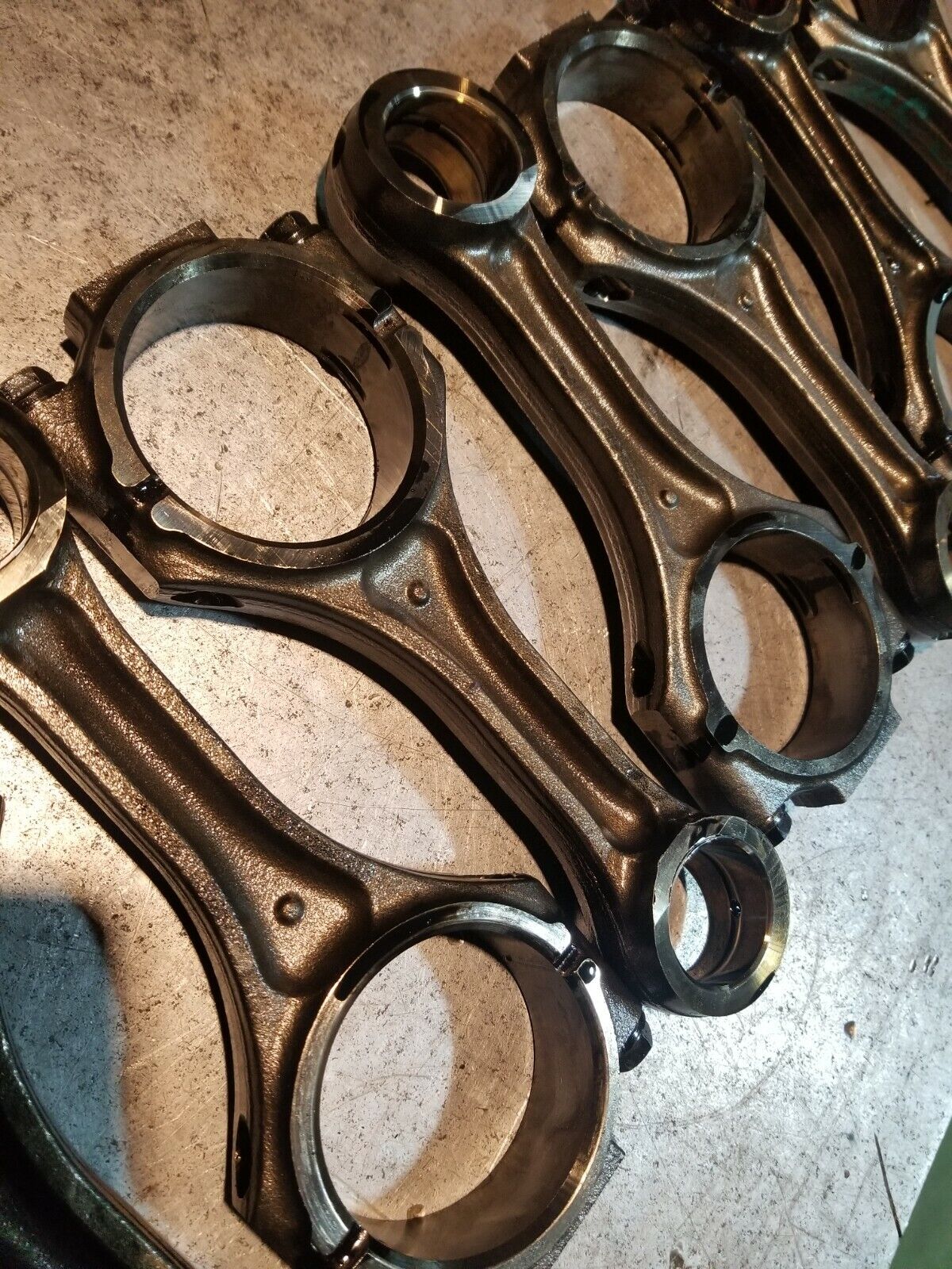 07-10 2007-2010 DURAMAX 6.6 6.6L LBZ LMM ENGINE CONNECTING ROD SET 97352631