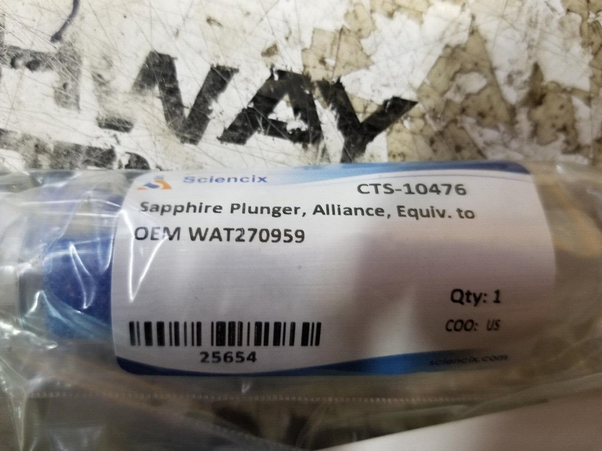 CTS-10476 SAPPHIRE PLUNGER ALLIANCE COMPARABLE TO WAT270959