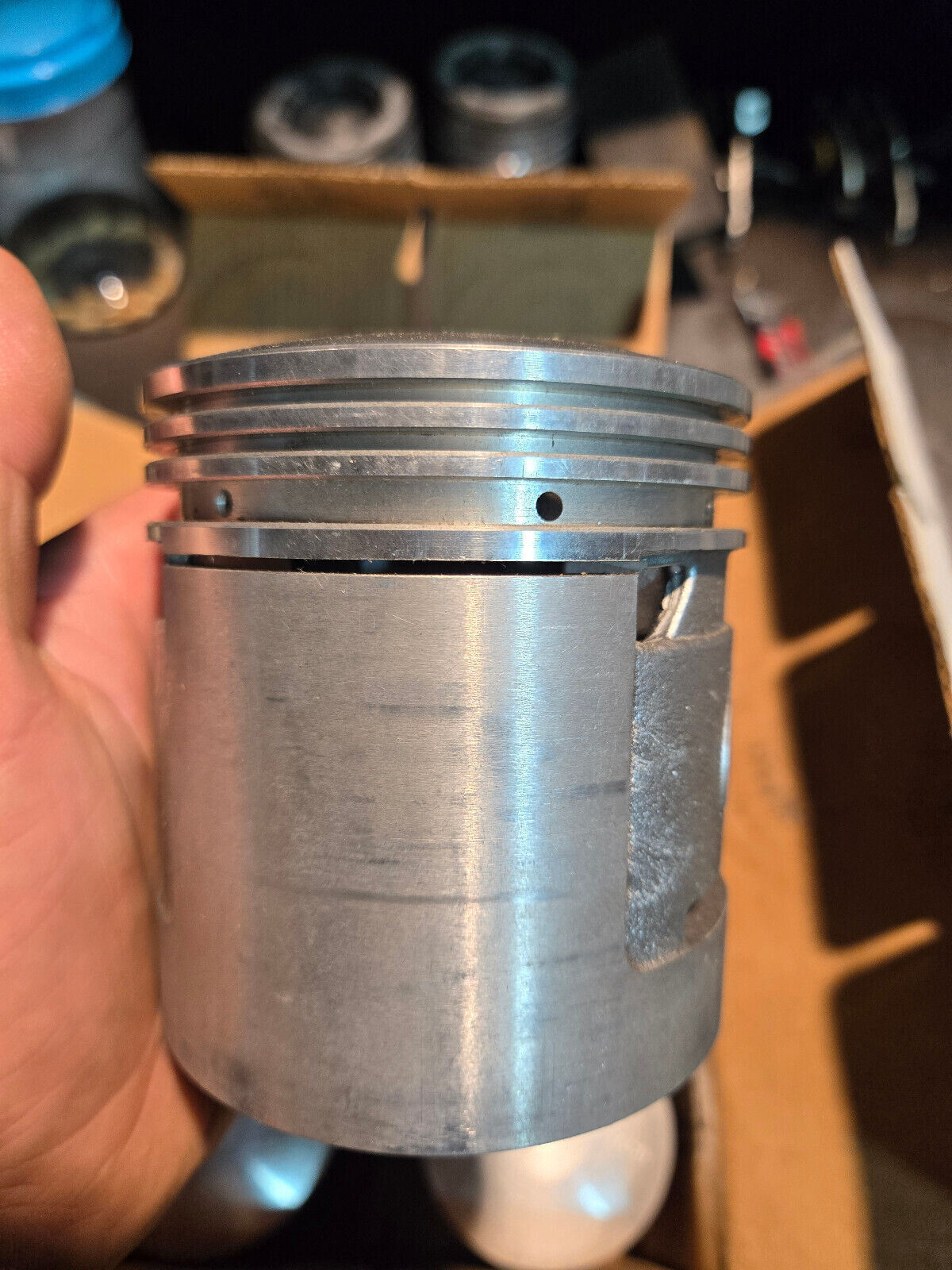 L1018-6.030 L1018 Egge Piston Set with Pins - L1018-6 .030