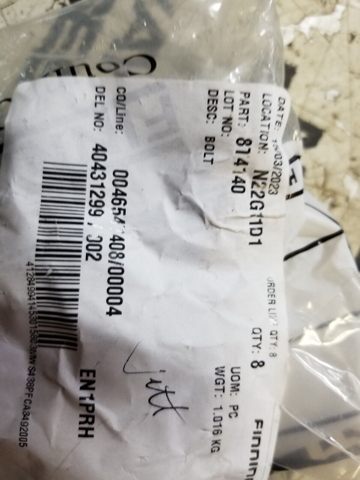 PACK OF 8 BOLTS - 8T4140 M16-2 x 60mm Hex Head Bolt 8T-4140