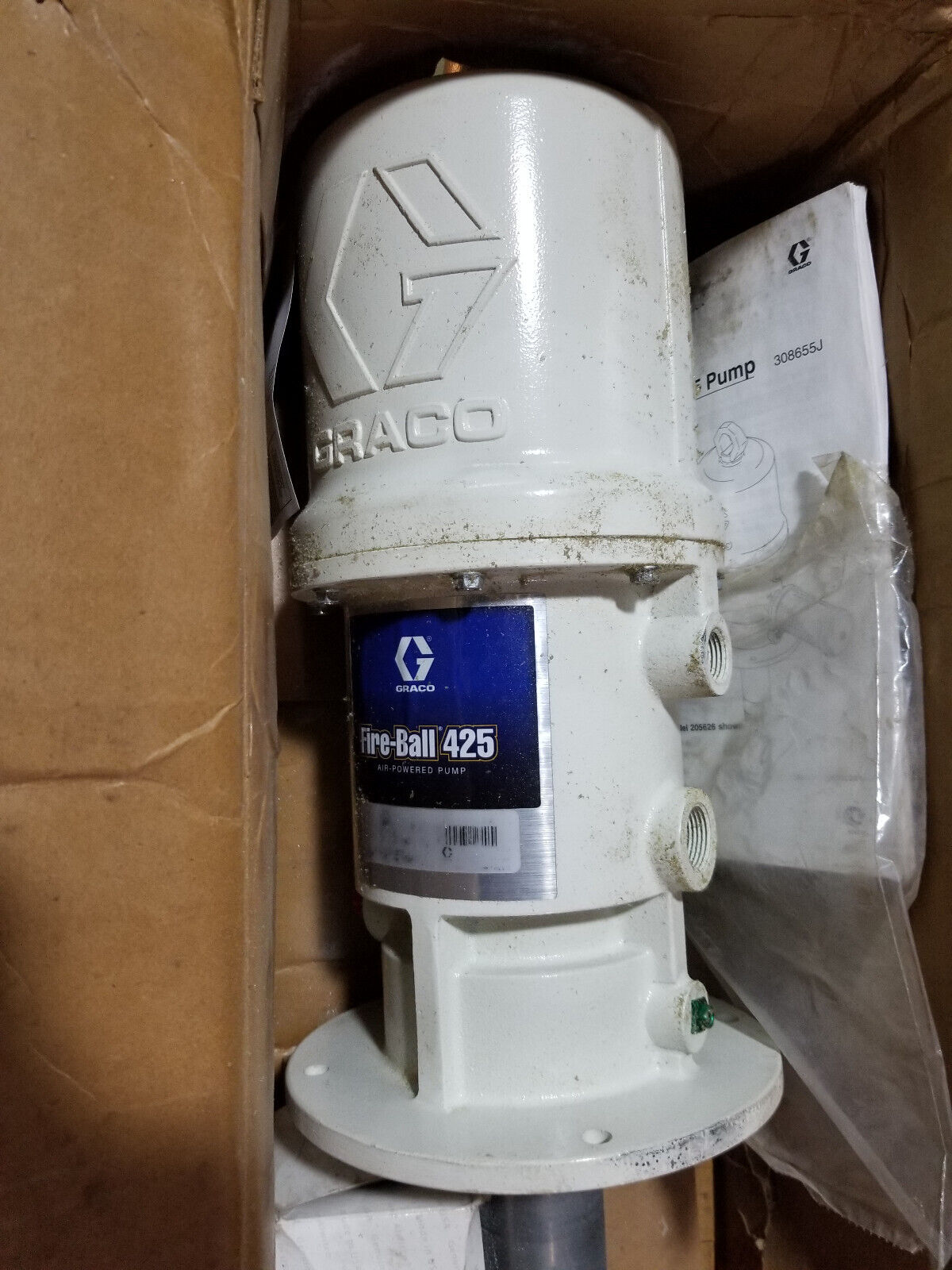 GRACO FIRE-BALL 425 222095 SERIES D12C 10:1 55 Gallon (200 Liter) Oil Pump