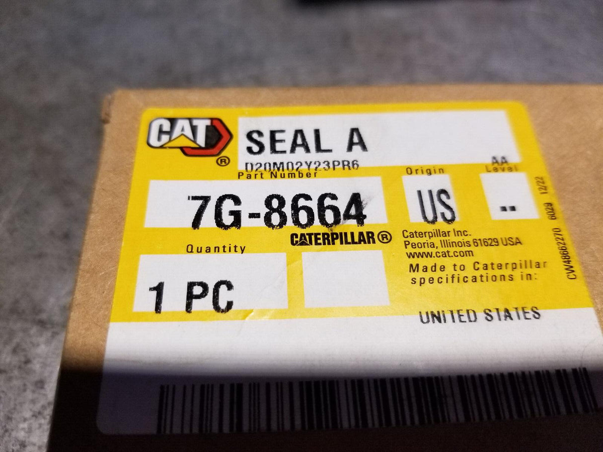 7G-8664 Caterpillar 80.46mm Inner Diameter Oscillating Seal
