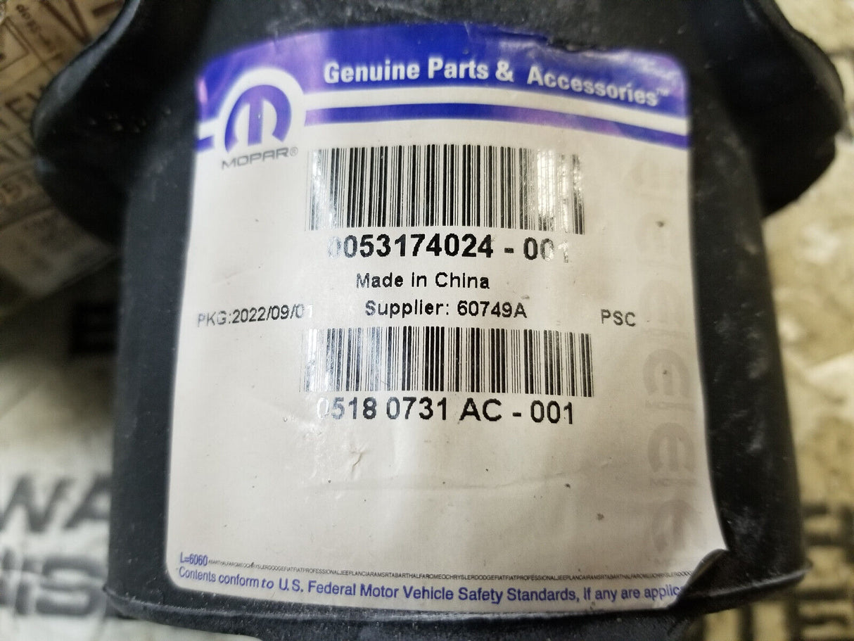 2011-2023 DODGE DURANGO SUSPENSION CROSS-MEMBER INSULATOR NEW OEM 05180731AC