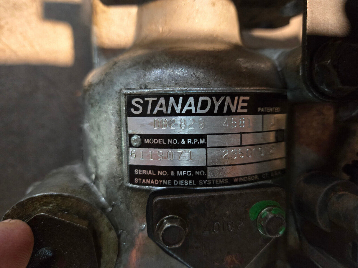 Stanadyne Db2829-4581 Injection Pump DB2829