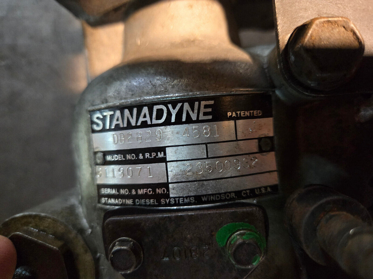 Stanadyne Db2829-4581 Injection Pump DB2829
