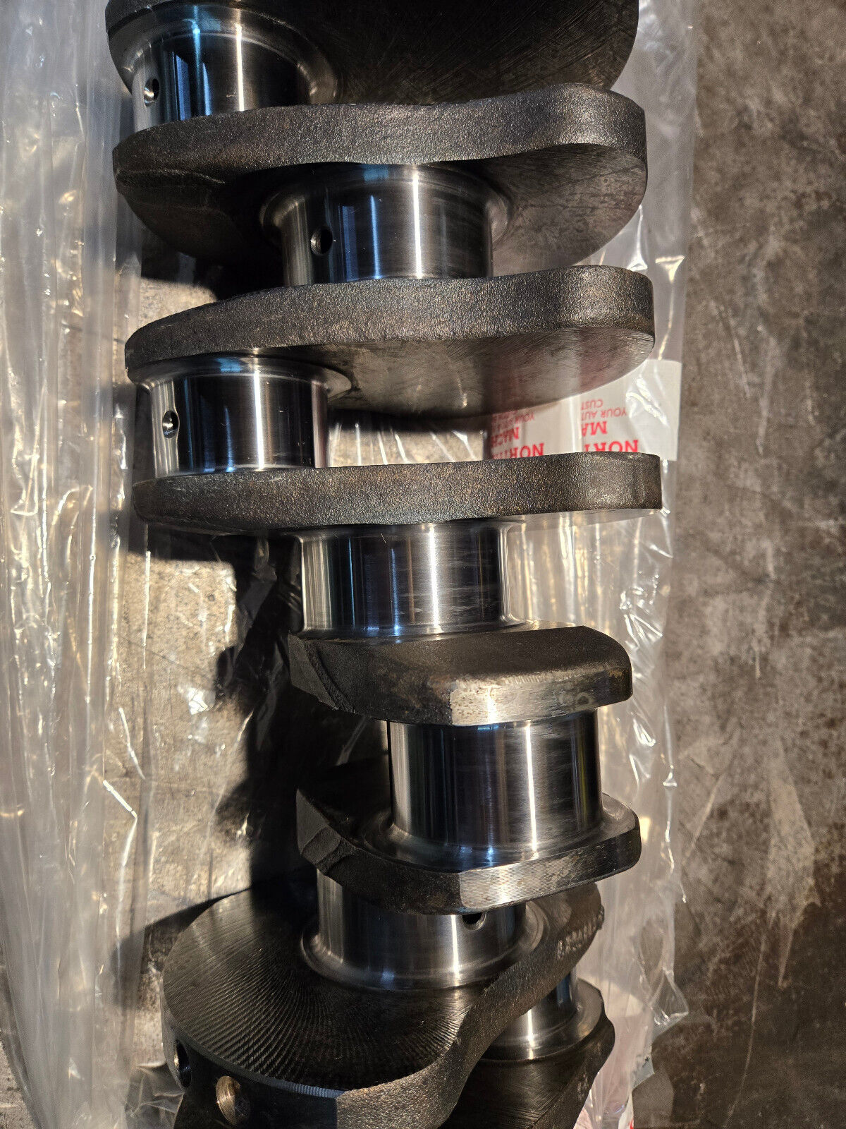 REMAN CUMMINS 6.7L CRANKSHAFT 4935689 POLISHED .010 SONOFLUXED COMPLETE W GEAR