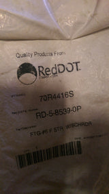 Red Dot Atco Straight Female O-Ring Steel Refrigerant Fitting 70R4416S