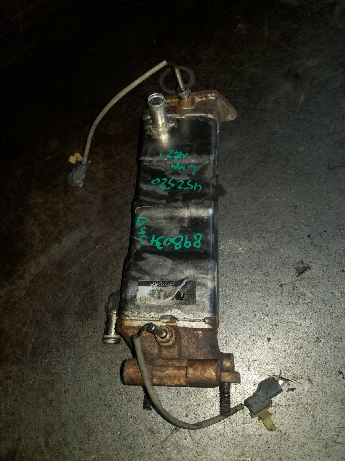 08 09 2008-2010 SILVERADO DURAMAX DIESEL LMM EGR COOLER no valve