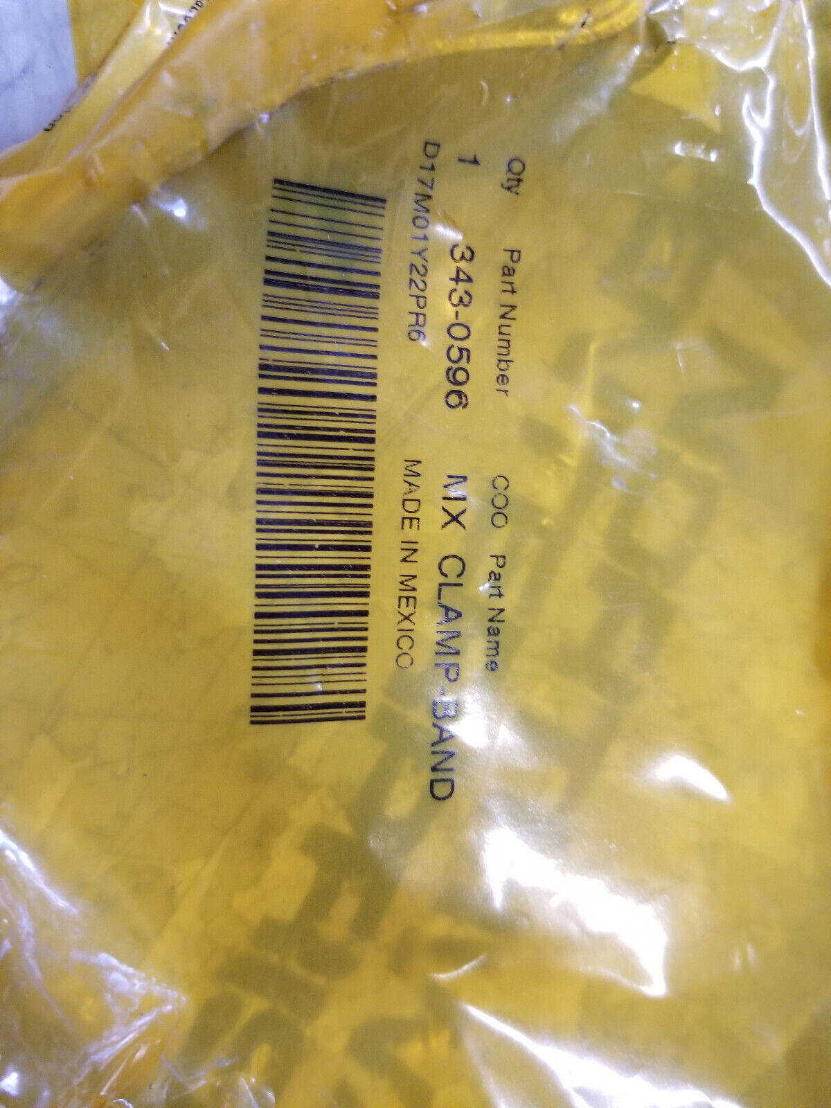 343-0596 132.7mm Inside Diameter Band Clamp 3430596