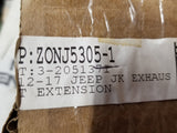 ZONJ5305 Zone Offroad Products ZONJ5305 Zone Exhaust Extension Kit
