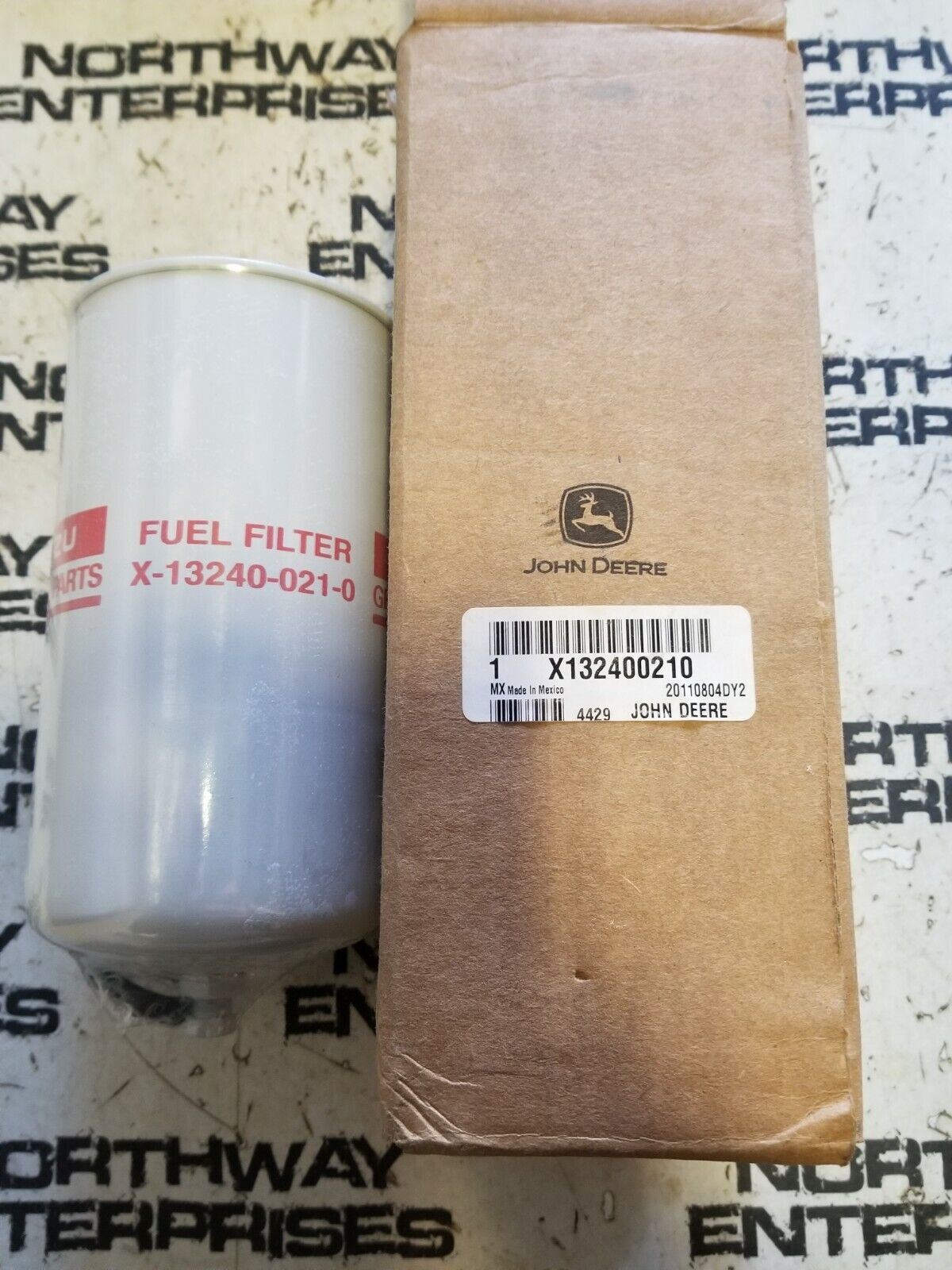 John Deere Fuel Filter X132400210 or Isuzu Fuel Filter X-13240-021-0