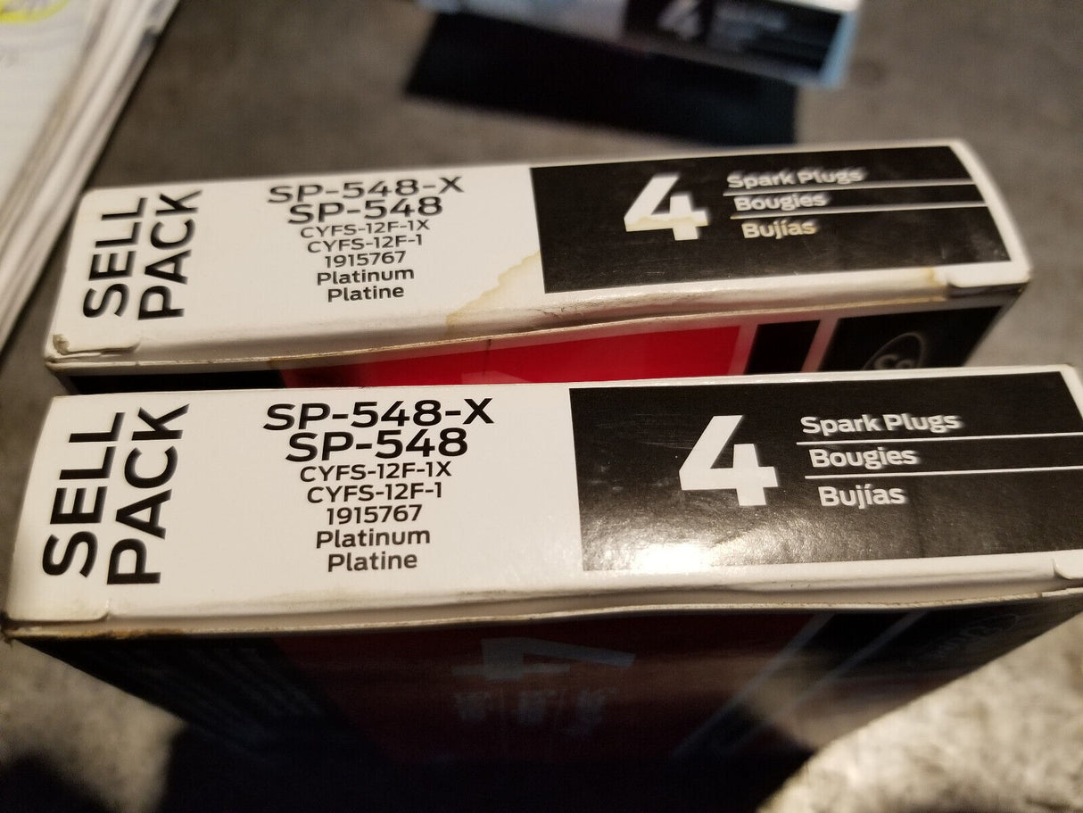 8 Pack Genuine OEM SP548X Ford Motorcraft Platinum Spark Plug CYFS12F1X