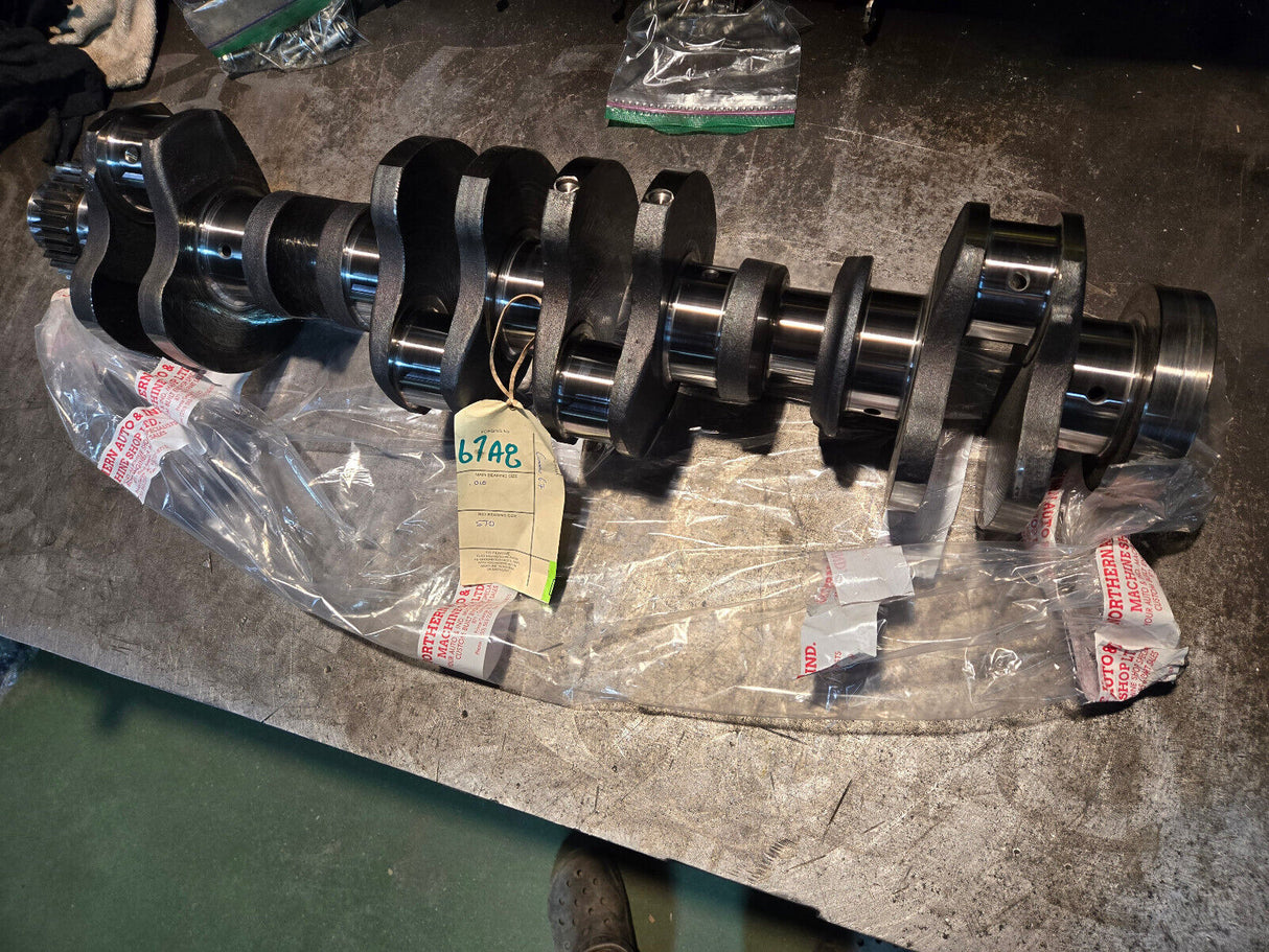 REMAN CUMMINS 6.7L CRANKSHAFT 4935613 POLISHED SONOFLUXED COMPLETE W GEAR